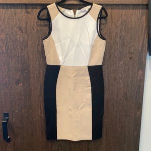 Loft color blocked dress size 4